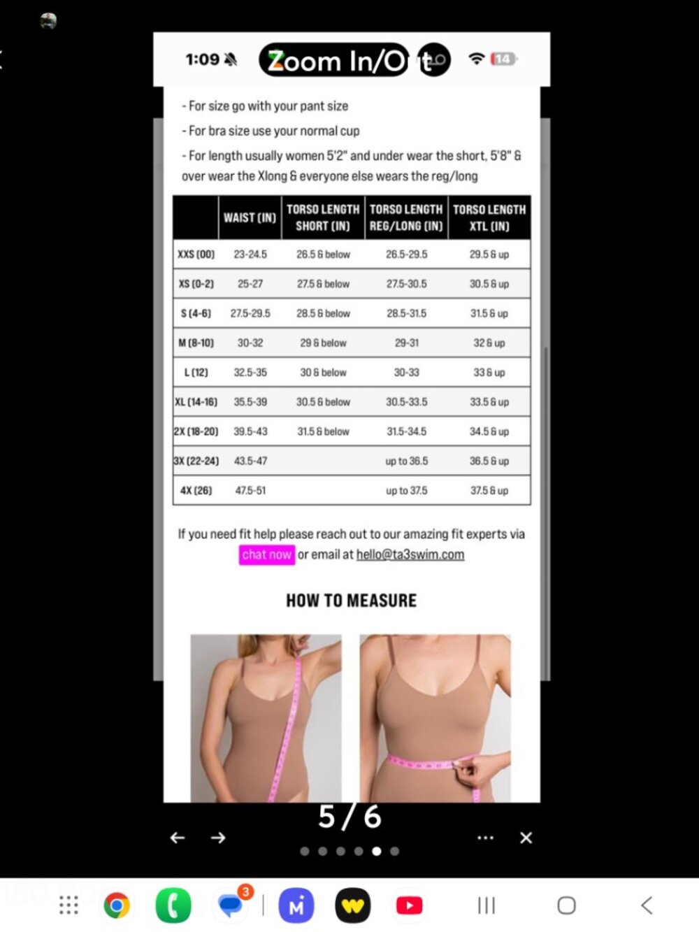 TA3 zip one piece shaping swimsuit - Picture 7 of 8